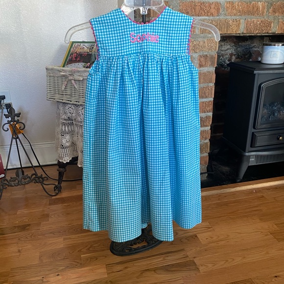 Banbury Cross Girls a monogrammed “Sophie” Dress size 6 - Picture 12 of 13